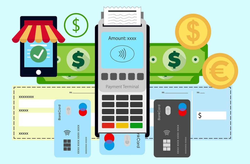 payment terminal, money, payment